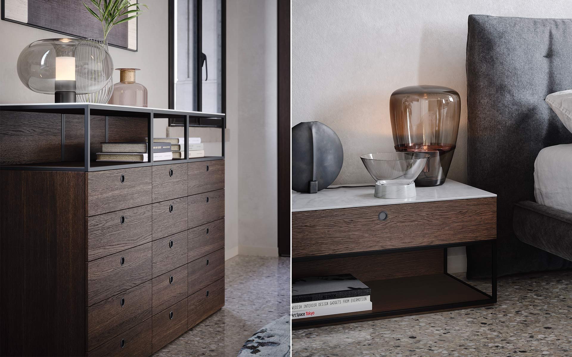 Nachtkastje Ladekast Squars BedHabits 9